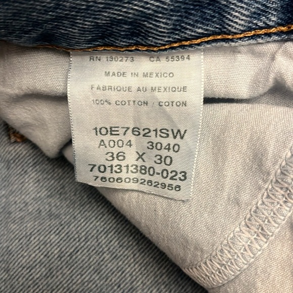 Vintage Rustler Jeans Men’s Size 36 x 30 Straight Leg Dad Blue - Picture 6 of 14